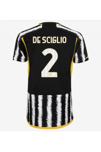 Fotbalové Dres Juventus Mattia De Sciglio #2 Dámské Domácí Oblečení 2023-24 Krátký Rukáv